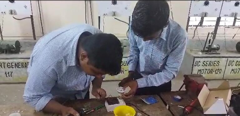Khoyrasole Govt. ITI Empowers Students Through Repairs Production Unit