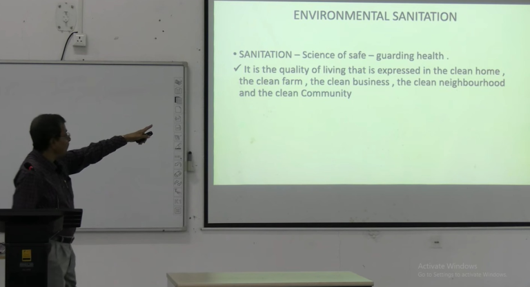 Dr. Ramendra Narayan Chaudhuri Delivers Enlightening Lecture on Community Medicine at Santiniketan Medical College & Hospital