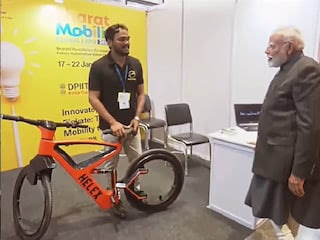 India’s Futuristic Ride: Modi Unveils World’s First Hubless Electric Bicycle