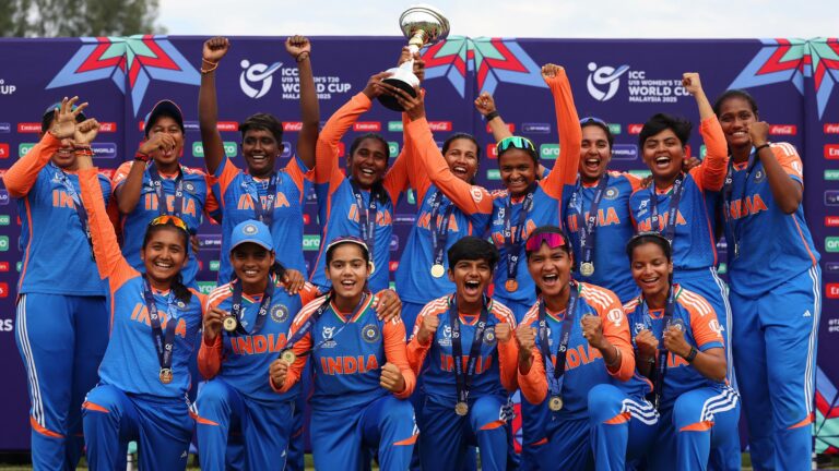 Indian U-19 Women’s Team Makes History: Wins Back-to-Back U-19 Women’s T20 World Cup Title