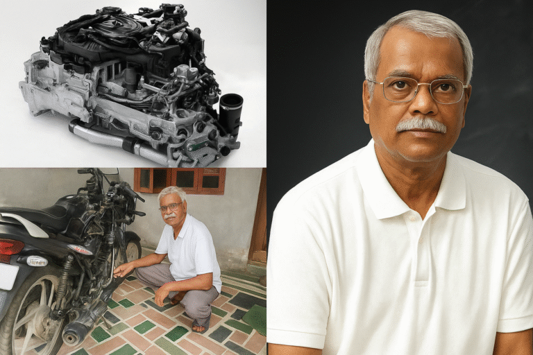 Breakthrough from Prayagraj: Shailendra Gaur’s Six-Stroke Engine Could Revolutionize Automobiles