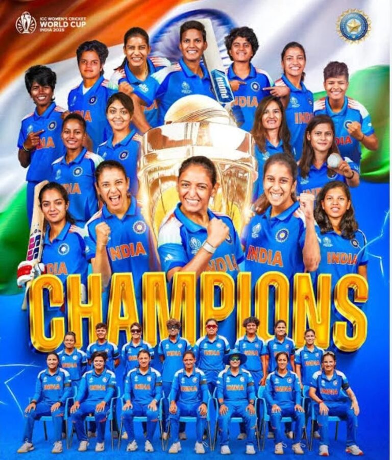 India’s Golden Night: Deepti and Shafali Lead Women in Blue to Maiden World Cup Title
