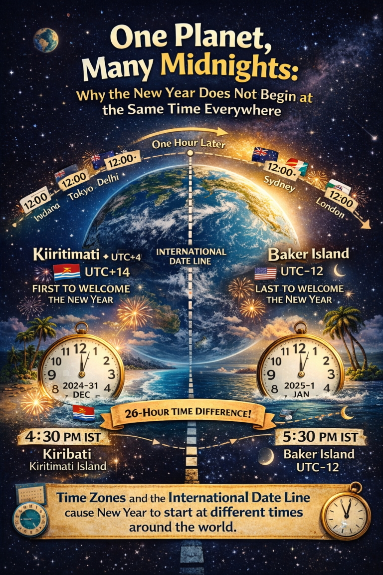 One Planet Many Midnights | Why the New Year Does Not Begin at the Same Time Everywhere